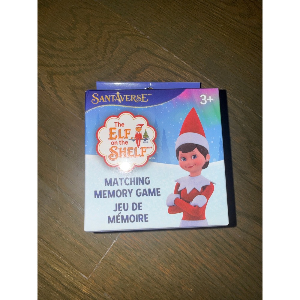 Elf on the Shelf Matching Memory Game Santaverse Kids Christmas Cards NEW